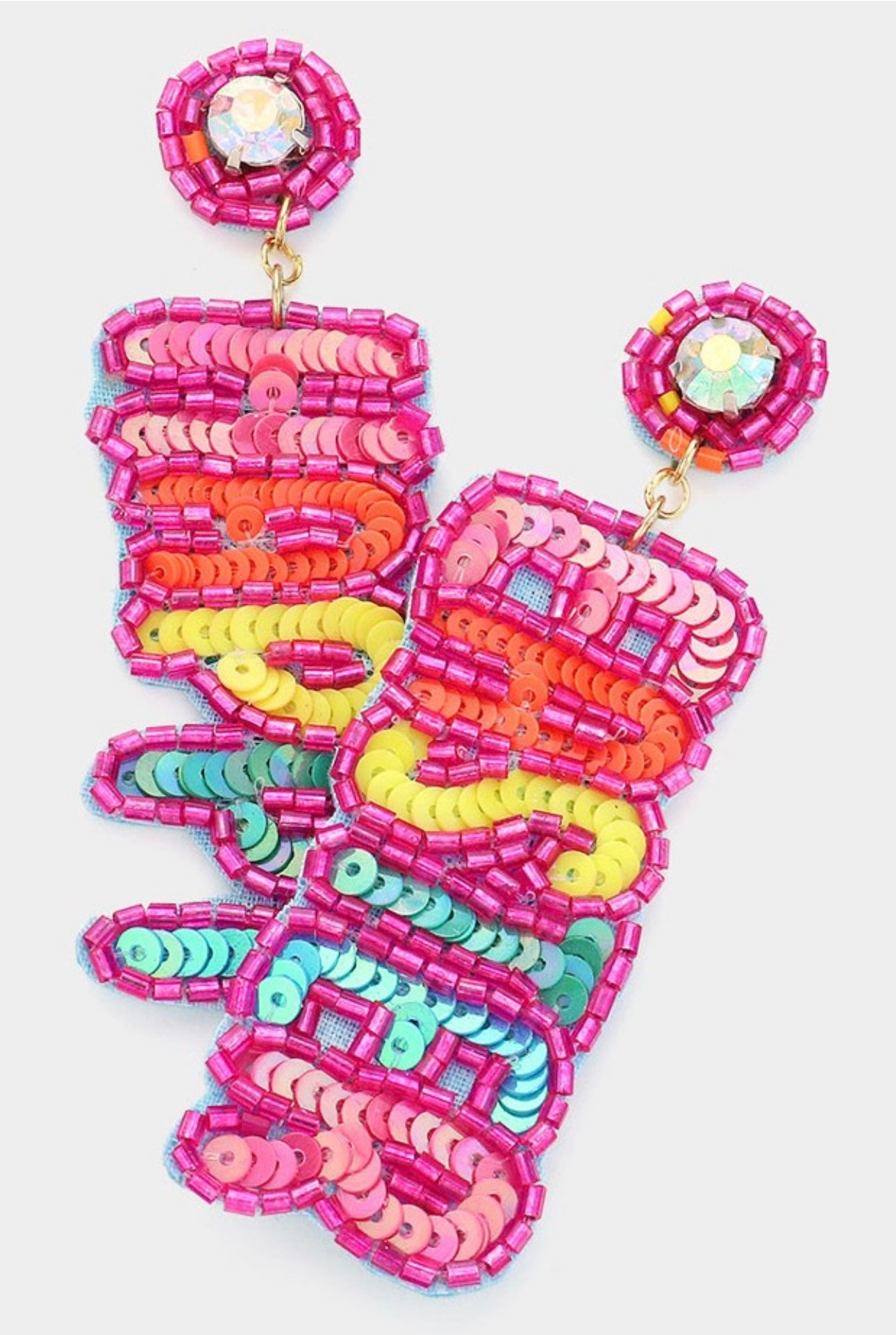 Happy Easter Earrings by Britt and Belle Boutique