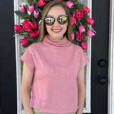 Rosé Refined Knit Top