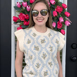 Bluebell Blossom Knit Sweater
