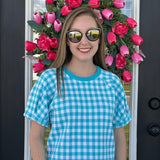 Bayside Gingham Top