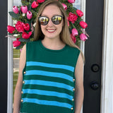 Saylor Striped Knit Sweater