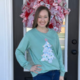Shimmering Snowflake Tree Top