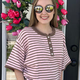 Weekend Stroll Henley Top