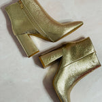 Gold SHUSHOP Veronica Boots