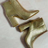 Gold SHUSHOP Veronica Boots