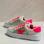 pink star sneakers