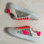 pink star sneakers