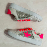 pink star sneakers