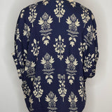 Autumn Indigo Blouse