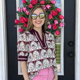 Timeless Garden Printed Blouse