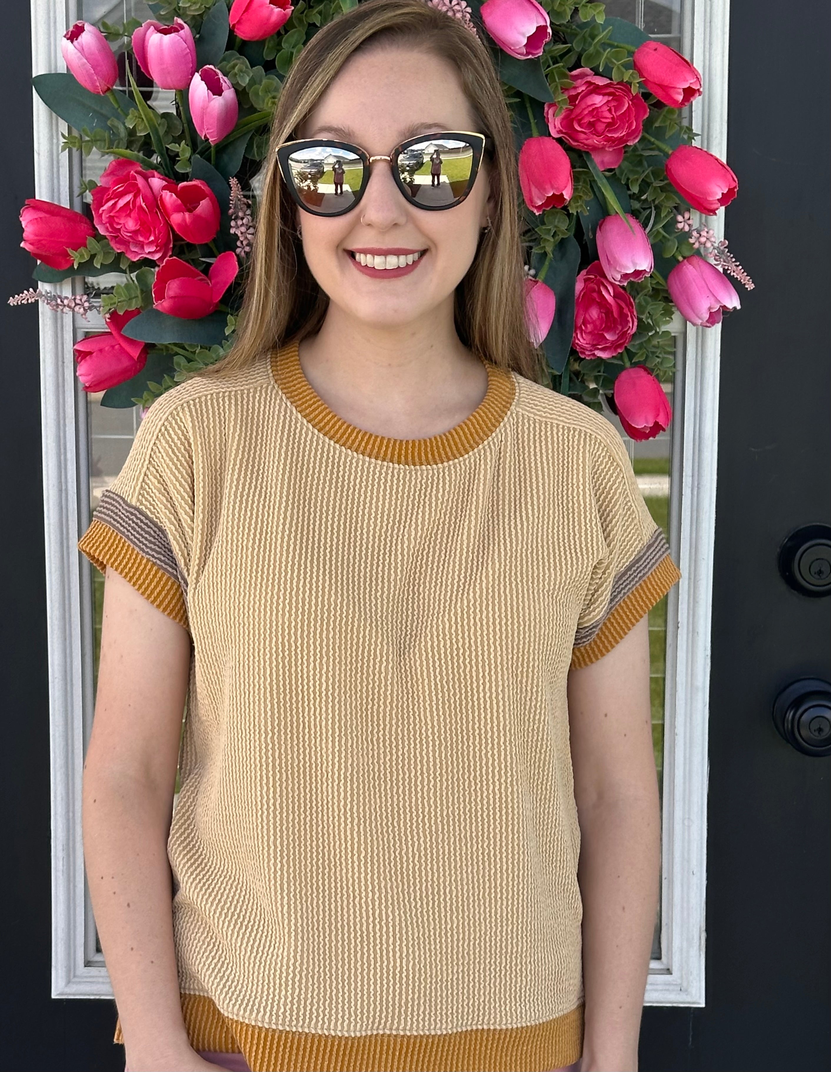 Sweet Simplicity Ribbed Top