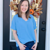 Everyday Luxe V-Neck Blouse