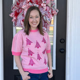 Pretty in Pink Christmas Sweater