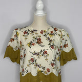 Daisy Days Scallop Blouse