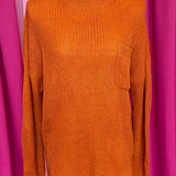 Pumpkin Orange Sweater by Britt and Belle Boutique