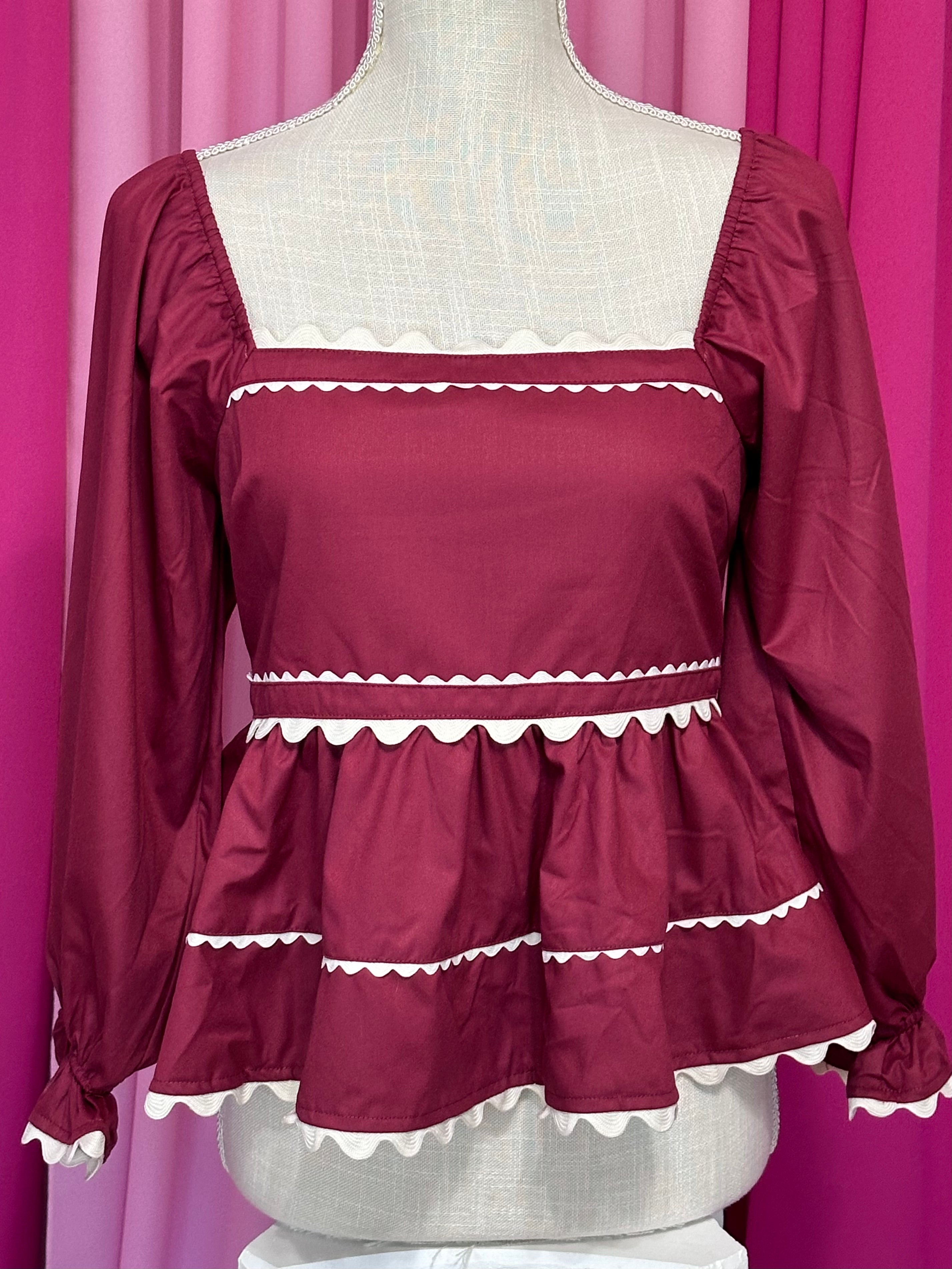 Garnet Top by Britt and Belle Boutique