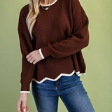 Brown sweater