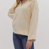 Effortless Ease Collared Pullover