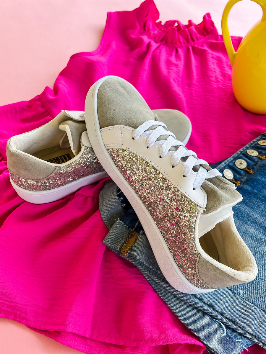 Britt and Belle Boutique Glitter Sneakers